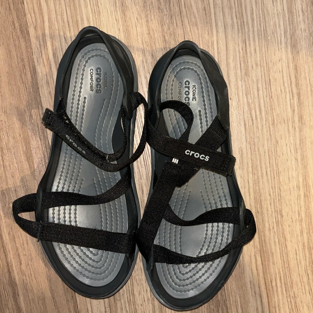 Croc sandals